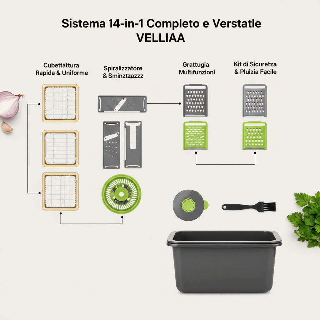 Tagliaverdure 14-in-1 VELLIAA
